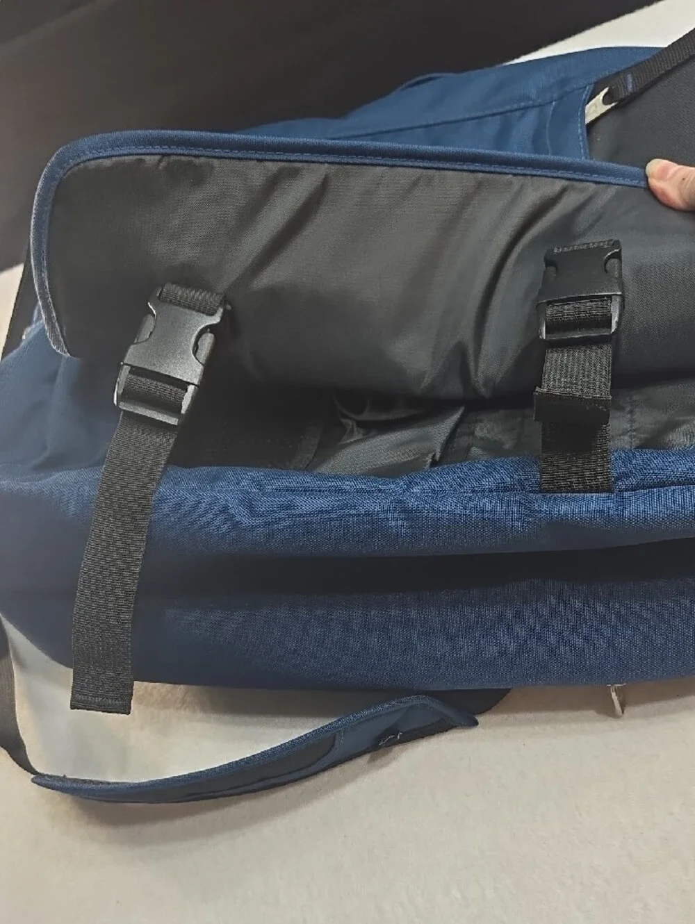 Jansport Century Brief III Navy and Black Laptop Messenger Bag